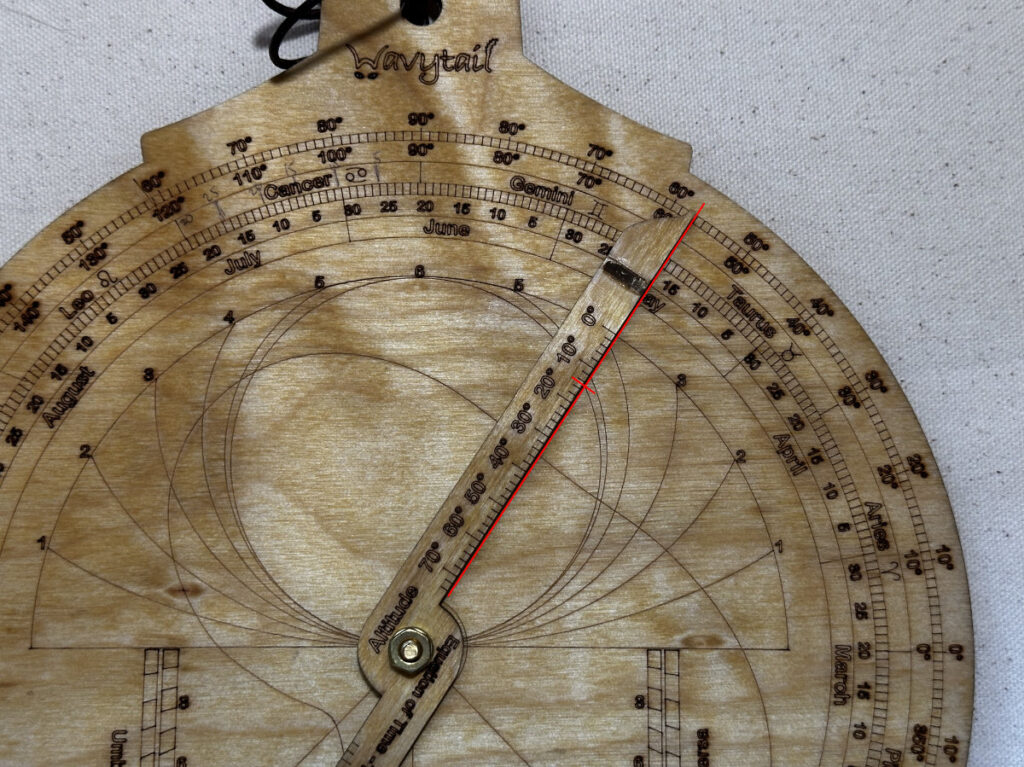 Astrolabe – Unequal Hours & Shadow Square – Wavytail Astronomical ...