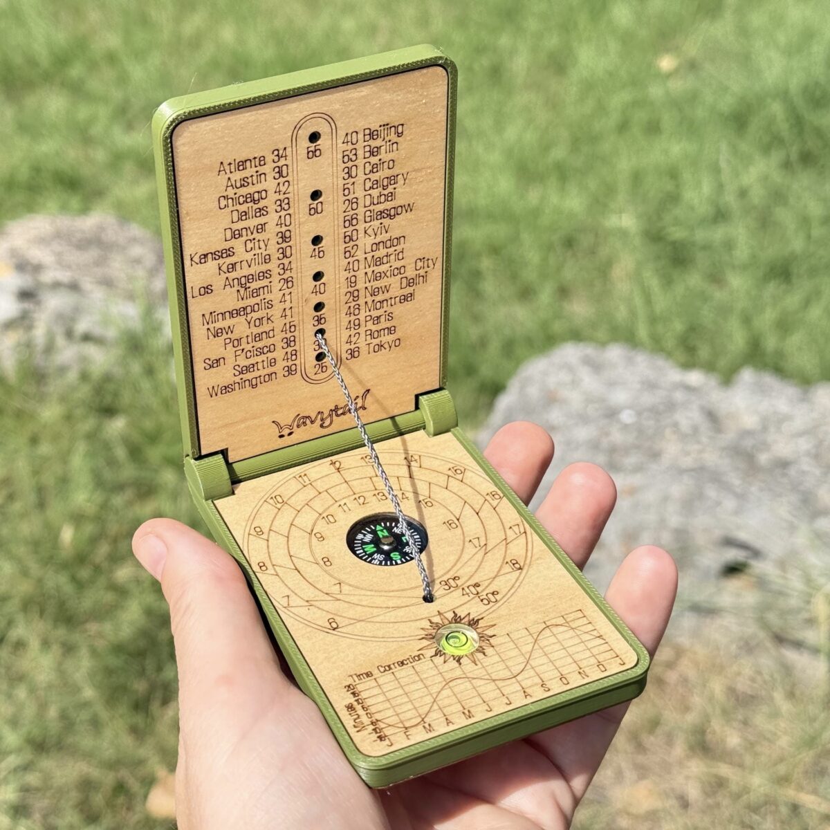 Handheld Portable Sundial